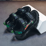 Детские сандалии для мальчиков, летняя пляжная обувь, коллекция 2022, в корейском стиле, подходит для подростков