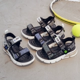 Летние сандалии для мальчиков, детская нескользящая обувь, 2021 года, подходит для подростков, в корейском стиле, мягкая подошва