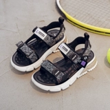 Летние сандалии для мальчиков, детская нескользящая обувь, 2021 года, подходит для подростков, в корейском стиле, мягкая подошва