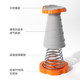 Household spring push-up assister plank support