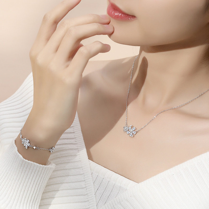 原创繁花星辰手链女纯银森系ins花卉手串时尚轻奢手饰品圣诞礼物,淘宝优惠券,粉丝福利购,淘宝优惠卷