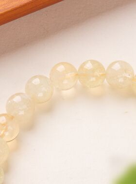 黄水晶红玛瑙多宝鱼手链串珠女士轻奢高级感文玩佛珠手饰手串批发