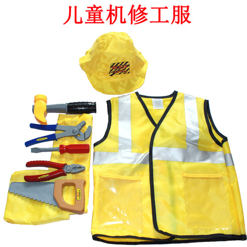 幼儿园儿童职业扮演服游戏体验宇航员工作医生护士消防员角色服装 - 图1