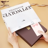 Septwolves, кожаный бумажник, ремень, подарочная коробка, комплект, воловья кожа, из натуральной кожи, подарок на день рождения