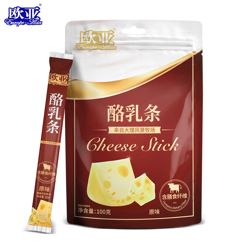 【日期新鲜】欧亚大理高原风景牧场酪乳条100g/包特色乳制品-图0