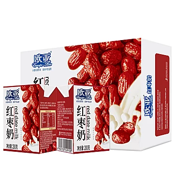 欧亚牛奶红枣奶200g*21盒/箱[5元优惠券]-寻折猪