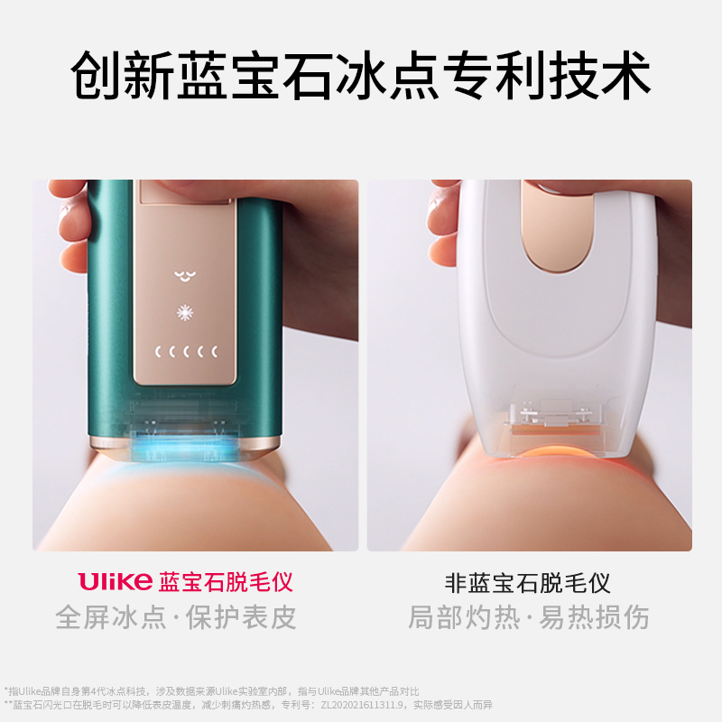 【520礼物】Ulike蓝宝石冰点air脱毛仪器无痛家用全身持久剃毛 - 图1