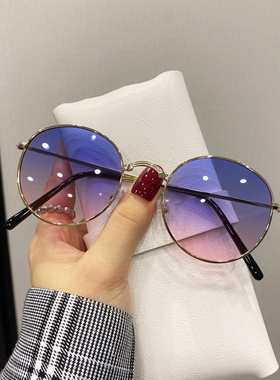 【清仓捡漏】太阳镜海边墨镜女防紫外线高级感gm黑色眼镜时尚复古