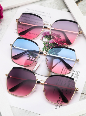 墨镜ins韩版圆脸街拍太阳镜