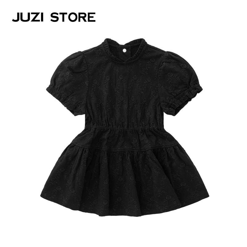 JUZI STORE童装公主复古针织绣花甜美风格连衣裙女童1126509