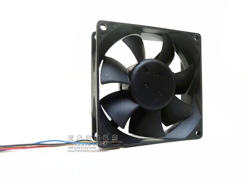 8CM 8厘米 8025 双滚珠变频器风扇 24V 0.33A 4线 AFB0824SH - 图0