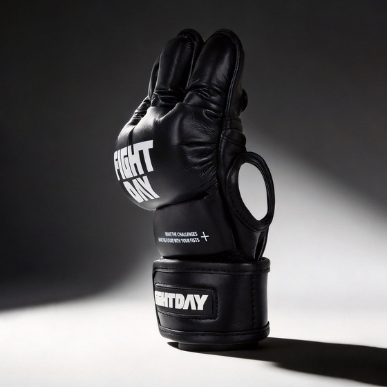 FIGHTDAY MMA Mixed Martial Arts Adult Boxing Gloves Half Finger Split Finger Confrontation Training Competition Boxing Gloves