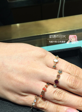 阿卡朵日本拉长石多色戒指