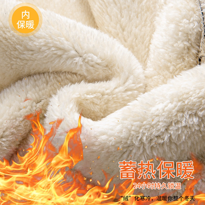 灰色加绒卫裤女秋冬2025新款窄版直筒休闲加厚羊羔绒阔腿运动裤子,淘宝优惠券,粉丝福利购,淘宝优惠卷