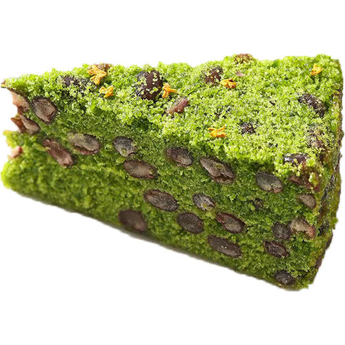 峰仔麦青红豆糕大麦苗汁糯米松糕米糕营养早餐小吃速冻半成品商用 - 图3