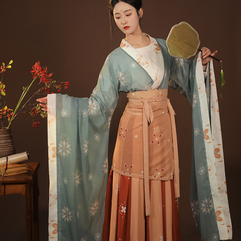 墨莉原创中国风齐腰春夏汉服 墨莉汉服