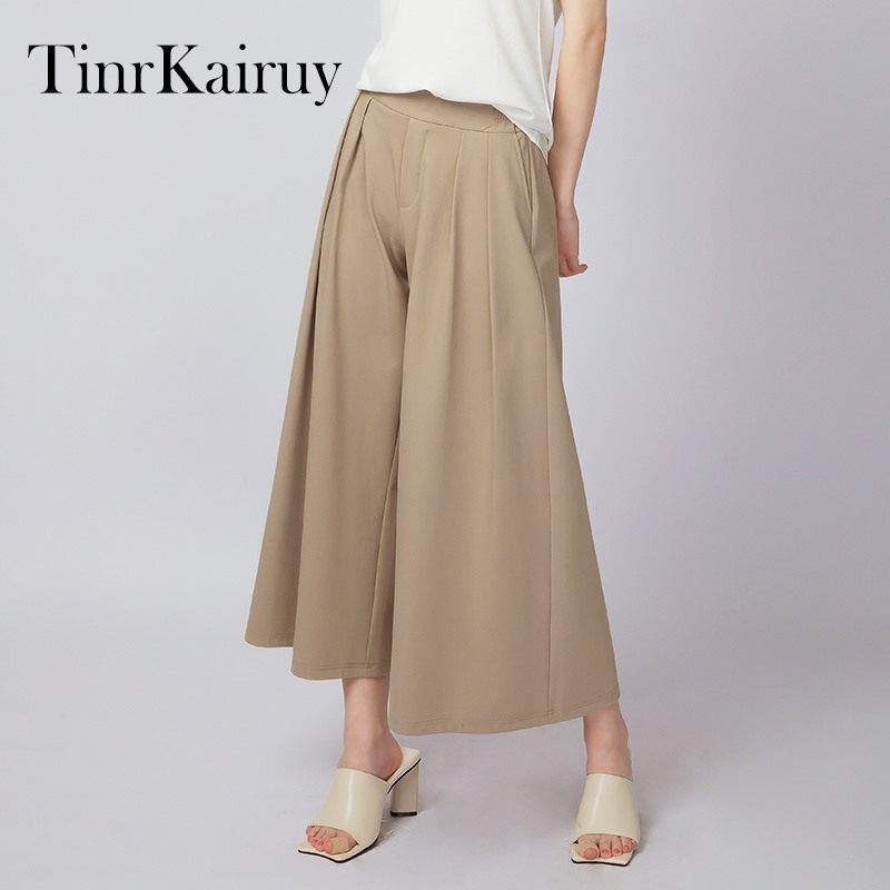 阔腿裤女2022年新款春装百搭休闲裤 缇娜凯伦休闲裤