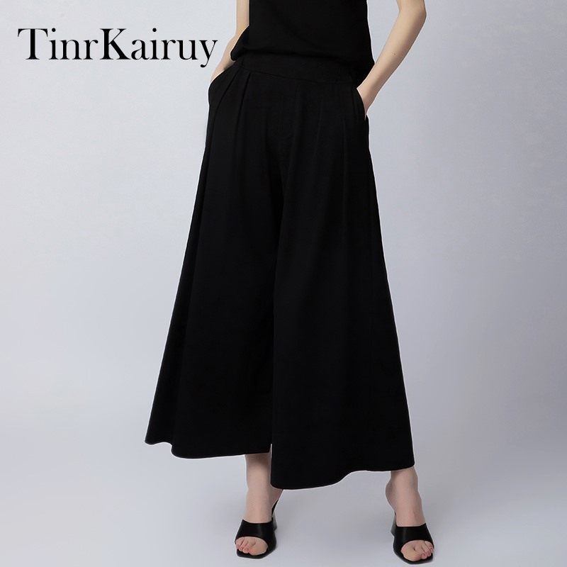 阔腿裤女2022年新款春装百搭休闲裤 缇娜凯伦休闲裤