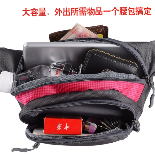 Спортивная универсальная поясная сумка подходит для мужчин и женщин, вместительная и большая барсетка, 2019
