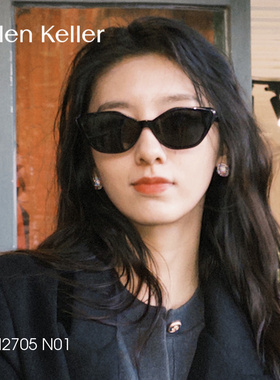 【星星镜】海伦凯勒王一博同款蝶形猫眼墨镜防紫外线太阳镜H2705