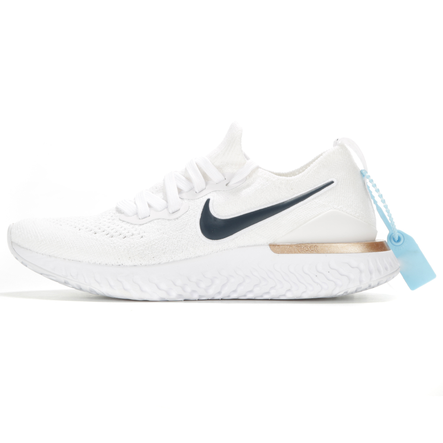 Nike/耐克正品 NIKE EPIC REACT FLYKNIT 2男女跑步鞋CI9101-100-图3