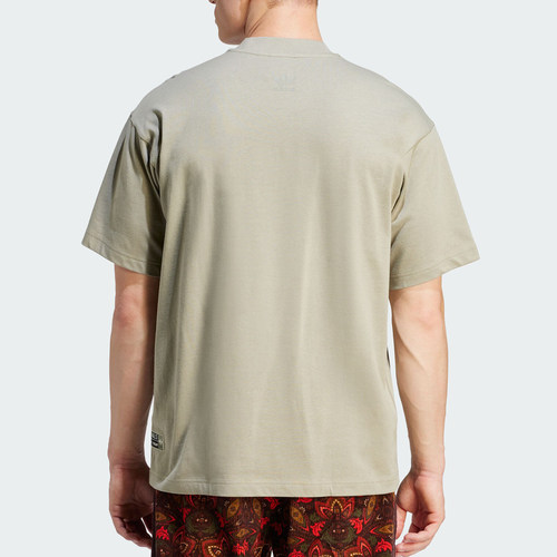 Adidas/阿迪达斯正品三叶草夏季男子透气短袖T恤IV9694 - 图0