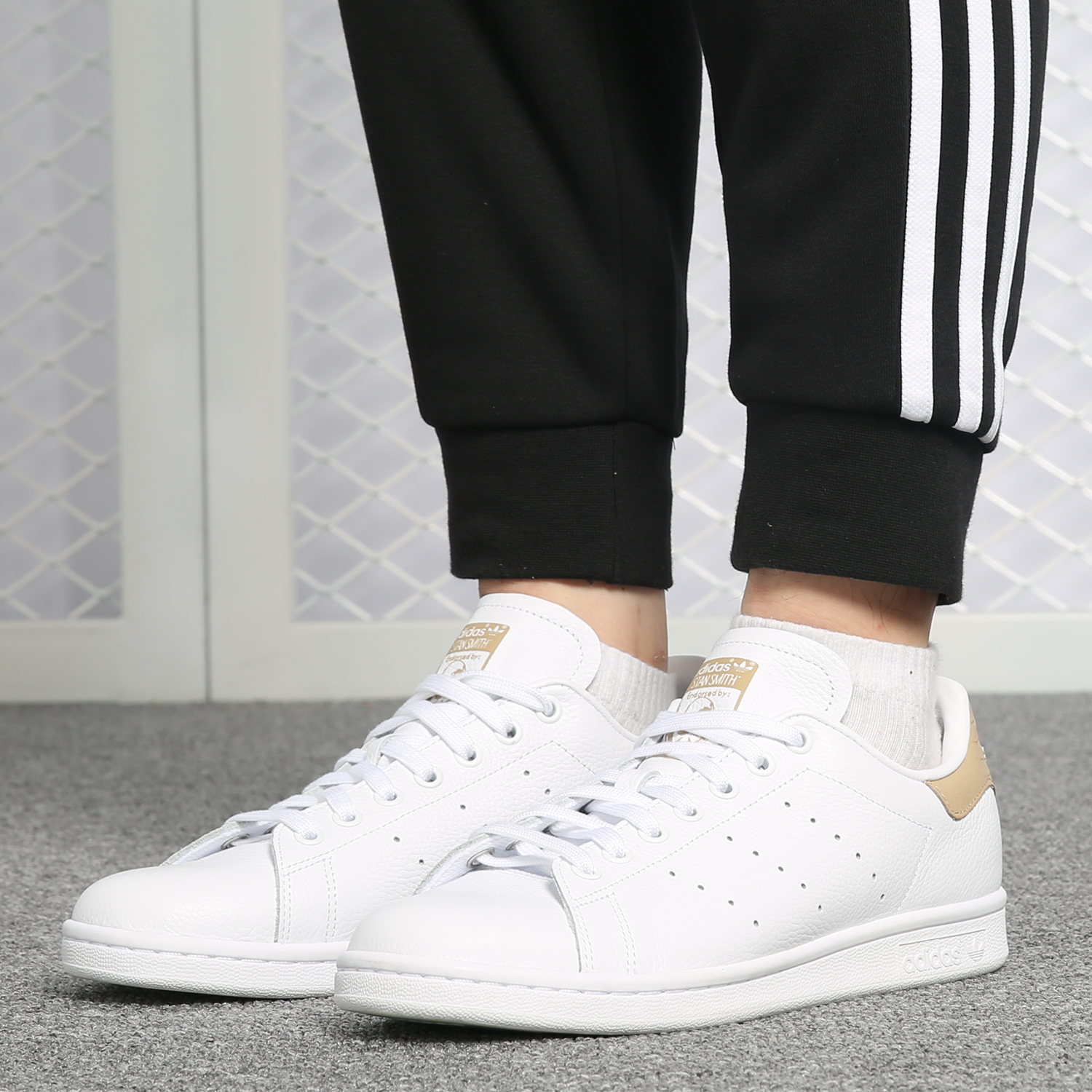 Adidas/阿迪达斯正品男女Stan Smith三叶草休闲板鞋B41476 - 图1