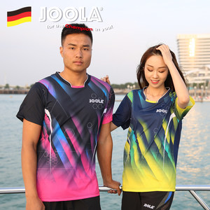 JOOLA优拉尤拉夏季乒乓球服男女专业短袖运动服透气吸汗比赛球衣