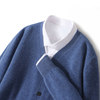Jacket 100% pure wool sweater knitted cardigan V-neck