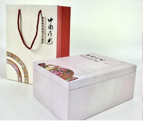 实体店经营广彩工艺品 广州手信礼品 荔枝茶具整套 红棉花彩绘 - 图3