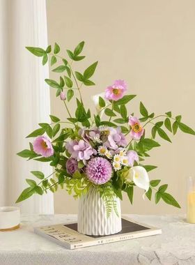 轻奢ins风仿真花艺术摆件家居装