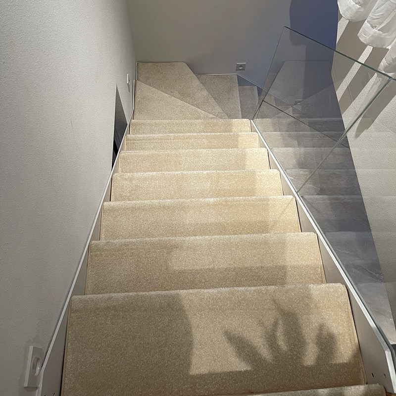 纯色家用实木楼梯防滑踏步垫免胶自粘旋转阶梯贴楼梯地毯定制满铺,淘宝优惠券,粉丝福利购,淘宝优惠卷