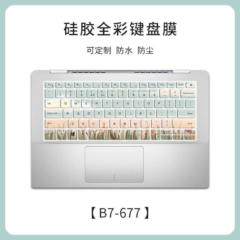 适用Dell戴尔灵越14Pro笔记本键盘膜5418 5410成就13Pro电脑5310键盘15Pro 5518 5510防尘保护膜16Pro全覆盖 - 图2