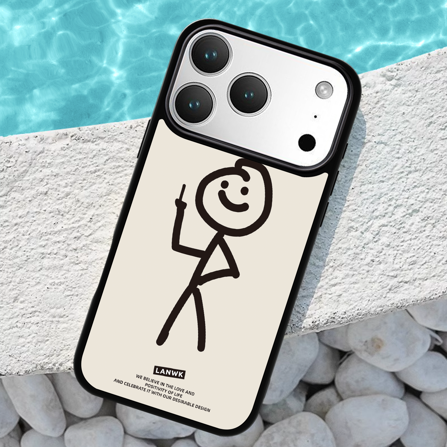 LANWK适用iPhone17/16/15promax手机壳新款17Air苹果14plus个性玻璃12/13promax保护外壳女磁吸看不上高级