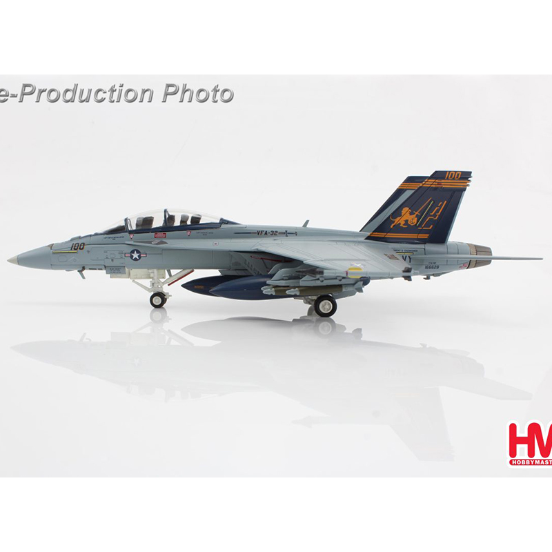 4月 HA5137 F18超级大黄蜂战斗机 F/A-18F AC100 VFA-32 2023年 - 图0