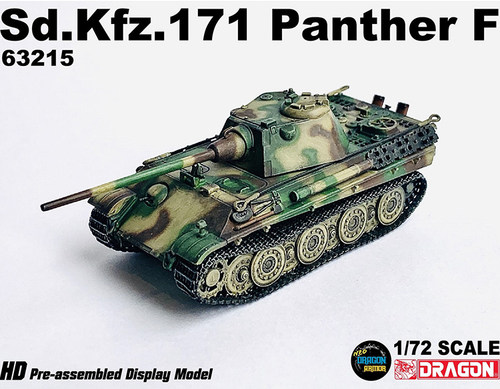 威龙 63215 Sd.Kfz.171 Panther F 黑豹F型中型坦克  完成品模型 - 图0