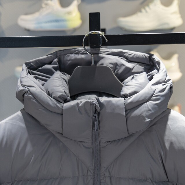 Li Ning warm hooded short men's down jacket