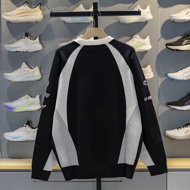 Li Ning pullover knitted sweater is loose and comfortable