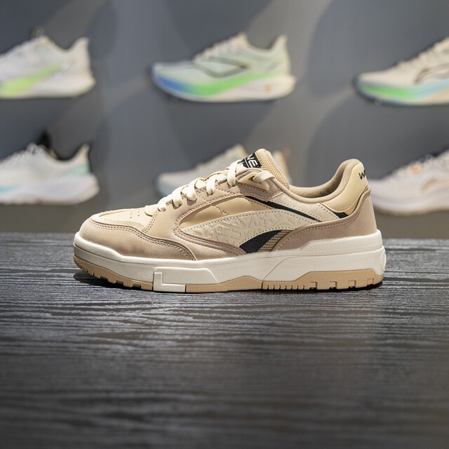 Li Ning Lace-up Men's Board Shoes Low Top Casual Shoes