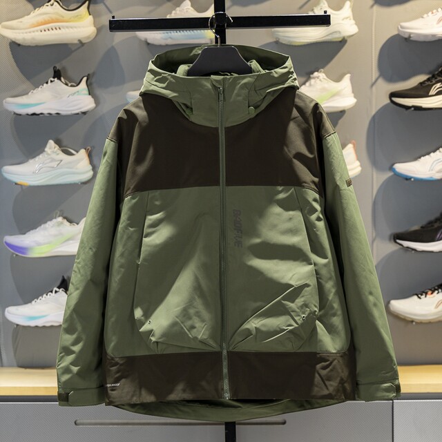Li Ning three-in-one sports windbreaker windproof and warm