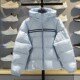 Li Ning warm hooded short women's down jacket