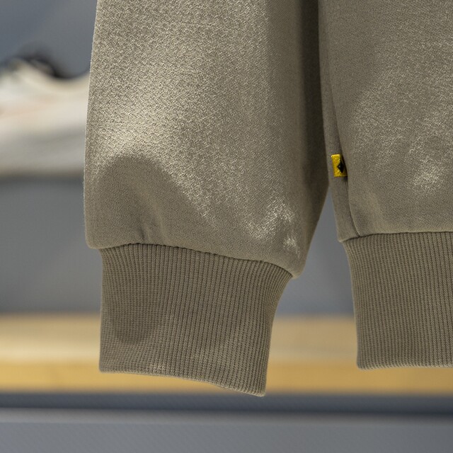 Li Ning men's round neck loose pullover sweatshirt