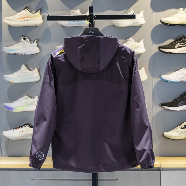 Li Ning sports windbreaker plus velvet to keep warm