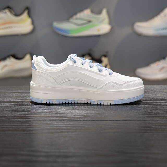 Li Ning lacing women's board shoes low top casual shoes