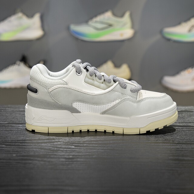 Li Ning Lace-up Men's Board Shoes Low Top Casual Shoes