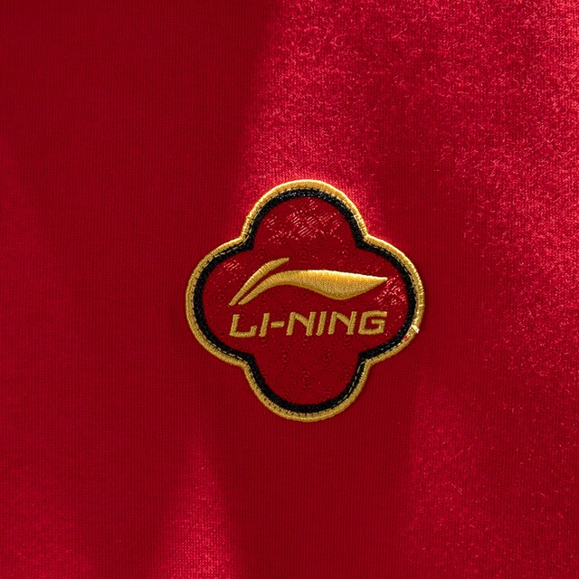 Li Ning unisex lapel loose and comfortable sweatshirt