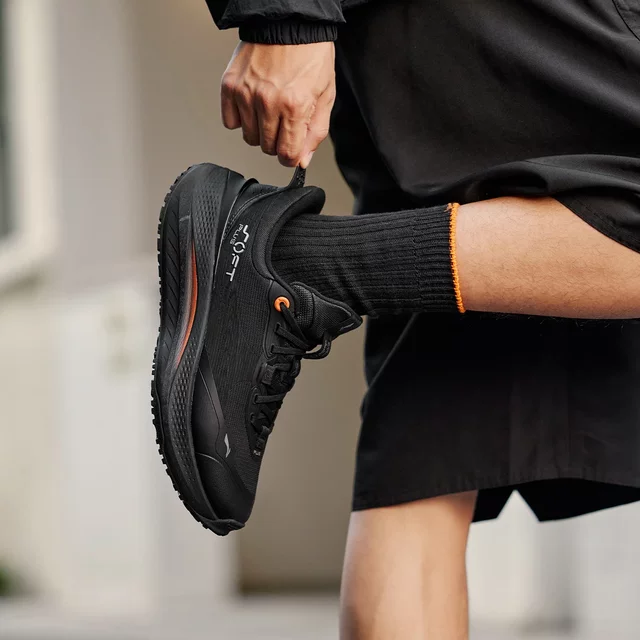 Li Ning cushioning men's lace-up SOFT casual shoes trend