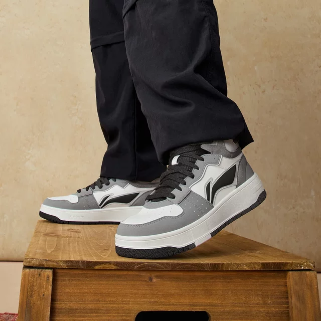 Li Ning cushioning men's lace-up Tianji SOFT casual shoes