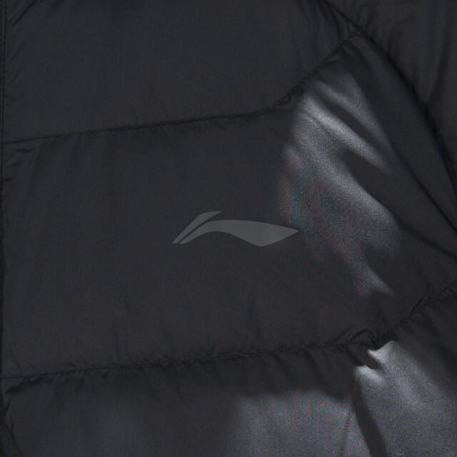 Li Ning warm hooded short men's down jacket