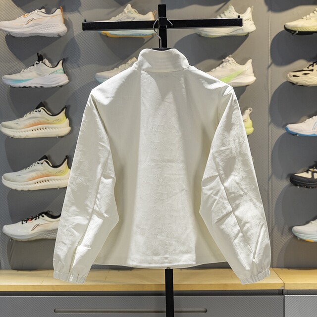 Li Ning women's stand collar loose casual jacket